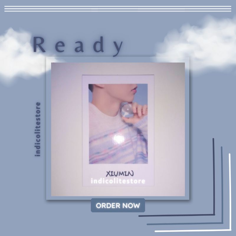 PHOTOCARD XIUMIN EXO BENEFIT SEASON GREETING 2022