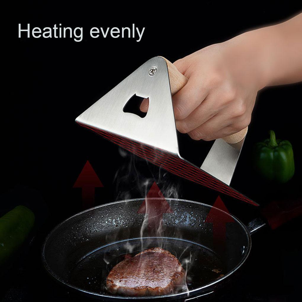 Bacon Press Handheld Non-Stick Burger Patty Grill Cap Presser Pesta Alat Pembuat Liburan Restoran Cookware Chef