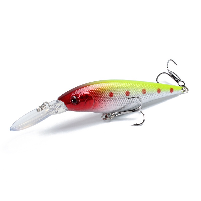 10pcs/lot Ikan Kecil Umpan Pancing 11cm/9.5g Umpan Keras Crankbait Swimbait Mengambang Manusia Hidup Wobbler Memancing Tackle