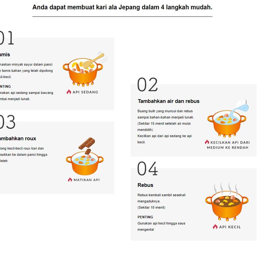 

⇽ HALAL House Curry / Kari lokal ala jepang / Bumbu dapur saus kari kare import impor さ