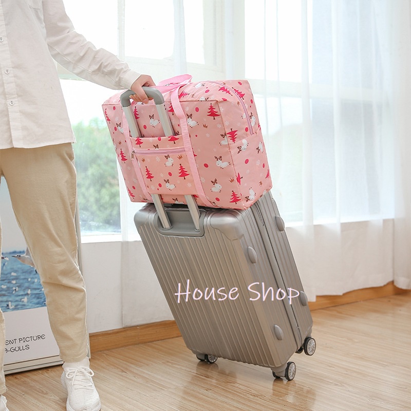 HS-0211 Tas Travel Lipat Organizer Anti Air-Tas Hand Carry Traveling Bag Besar-Tas Motif Lipat Travel-Tas Penyimpanan-Bag Foldable Traveling