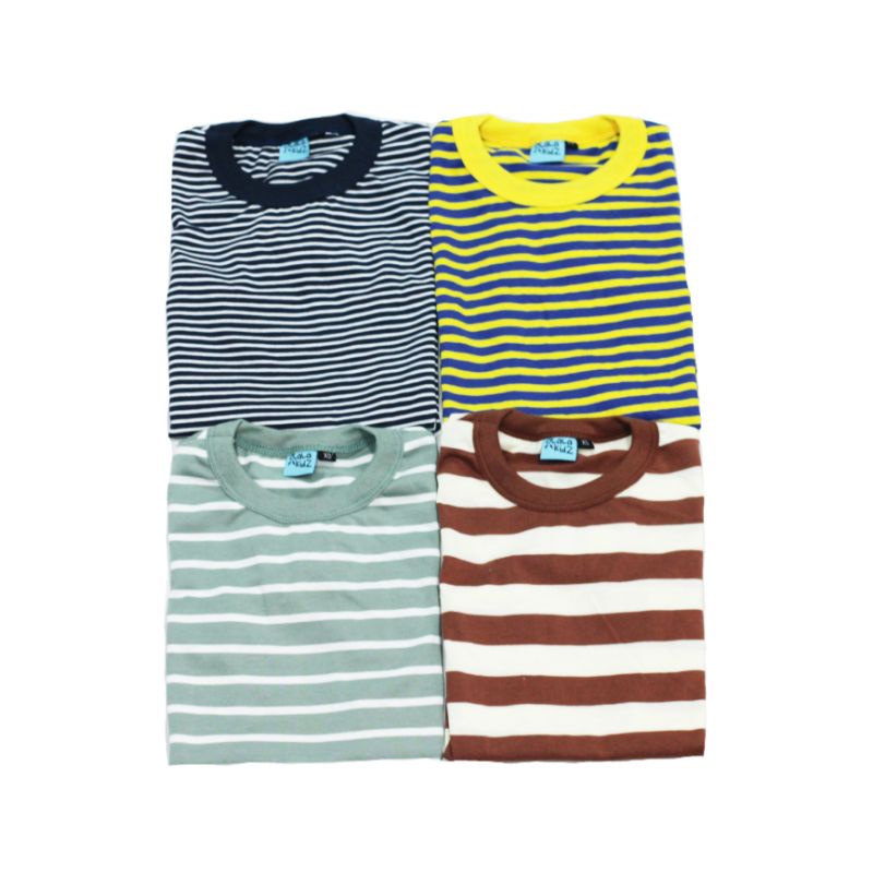 KAOS SALUR /STRIPES TEE / KAOS ANAK PREMIUM / 1 - 8 TAHUN ANAK LAKI LAKI PEREMPUAN