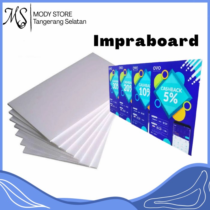 Impraboard Impraboard 50X70Cm / Impraboard 60X80Cm / Impraboard Plus Cetak Stiker