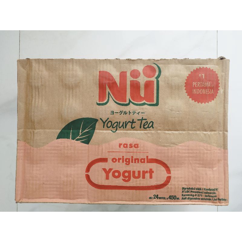 Jual NU Yogurt Tea 1 Dus (24 x 450 ml) Shopee Indonesia