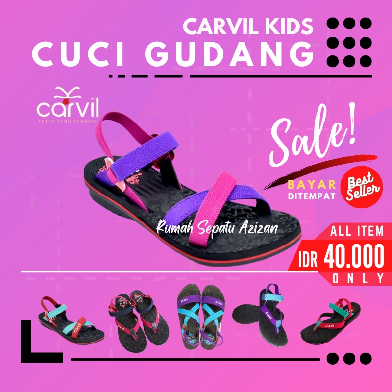 Carvil Sandal Gunung Anak Perempuan Rayya TW