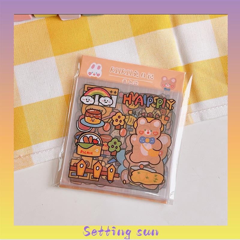 20pcs Stiker Kartun Lucu Untuk Dekorasi Notebook DIY Sticker Stationady TN