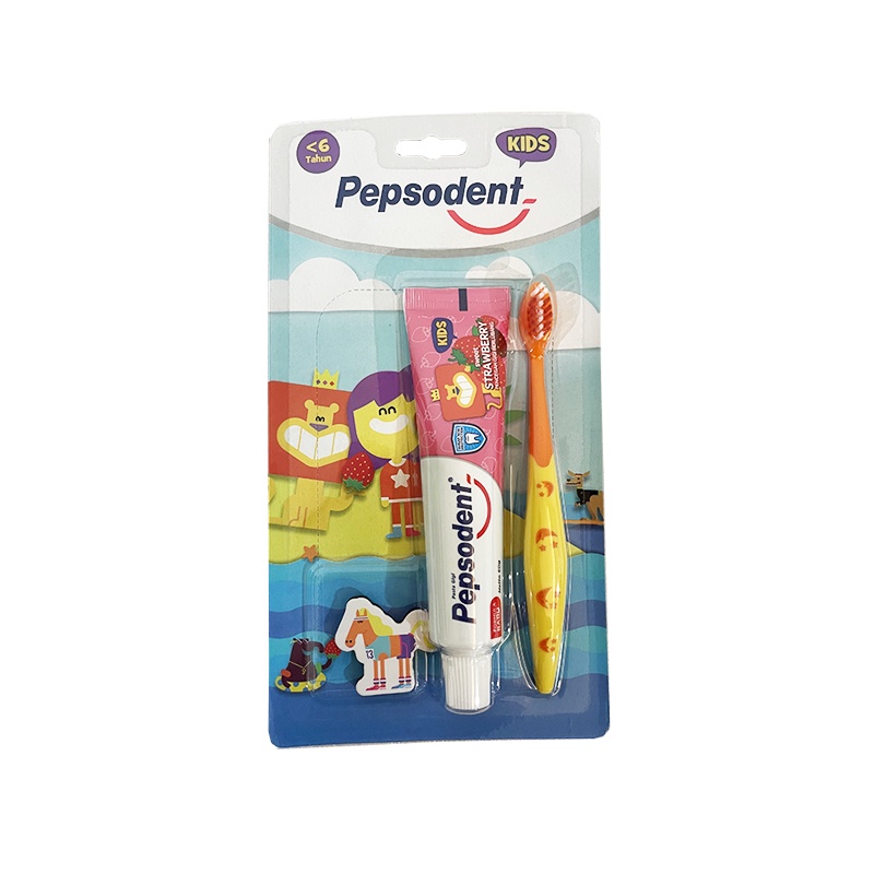 Pepsodent Pasta Gigi Anak Dan Sikat Gigi Anak Spongebob Edition 50gr