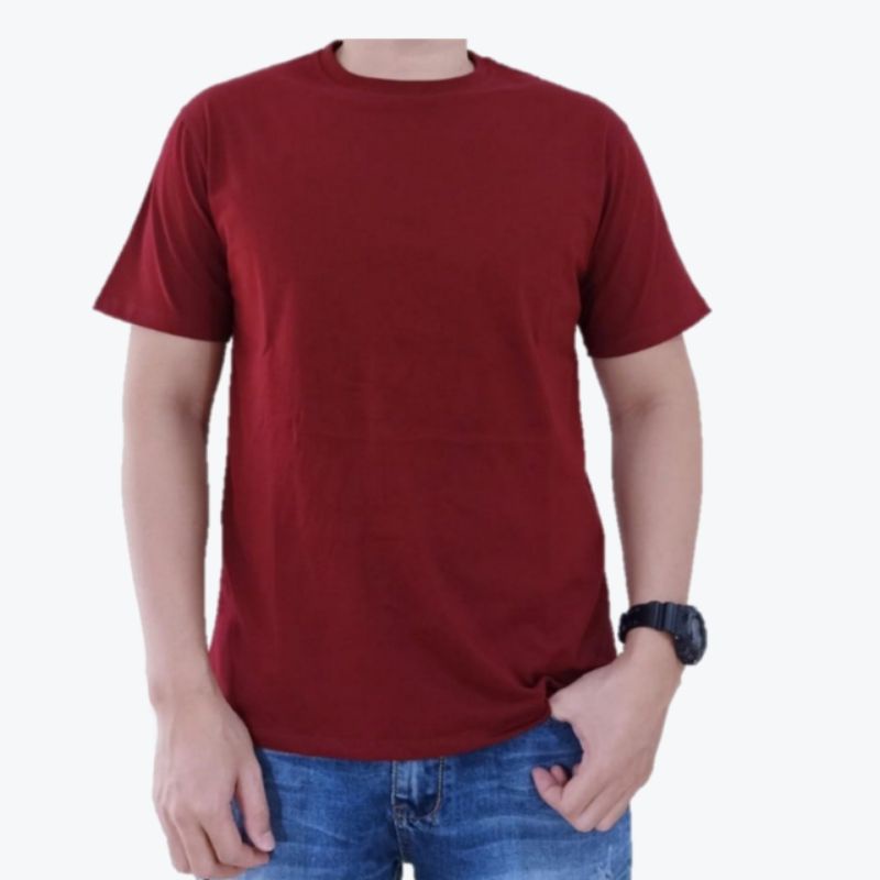 [Sikaos] Kaos Polos Pria Cotton Combed 24s 30s Lengan Pendek Pria Wanita