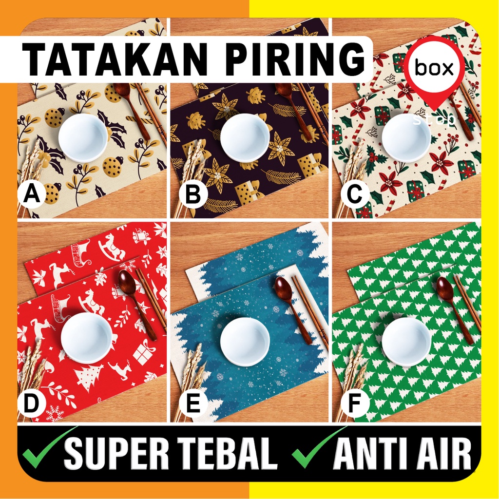 Tatakan Piring Meja Makan NATAL