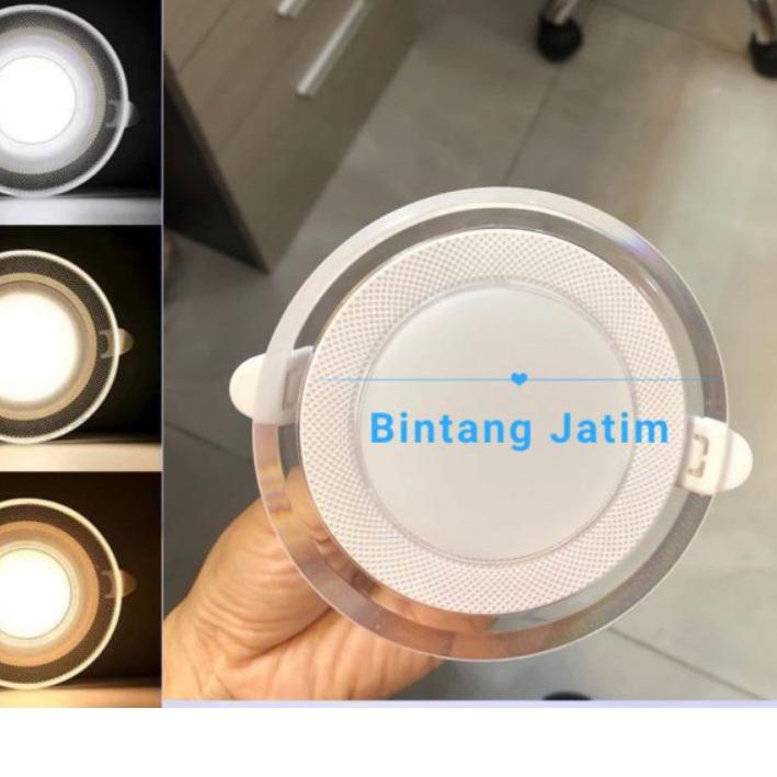⇮ Lampu downlight 5watt 3 warna / panel led 3 warna / lampu led 3 warna ㊛