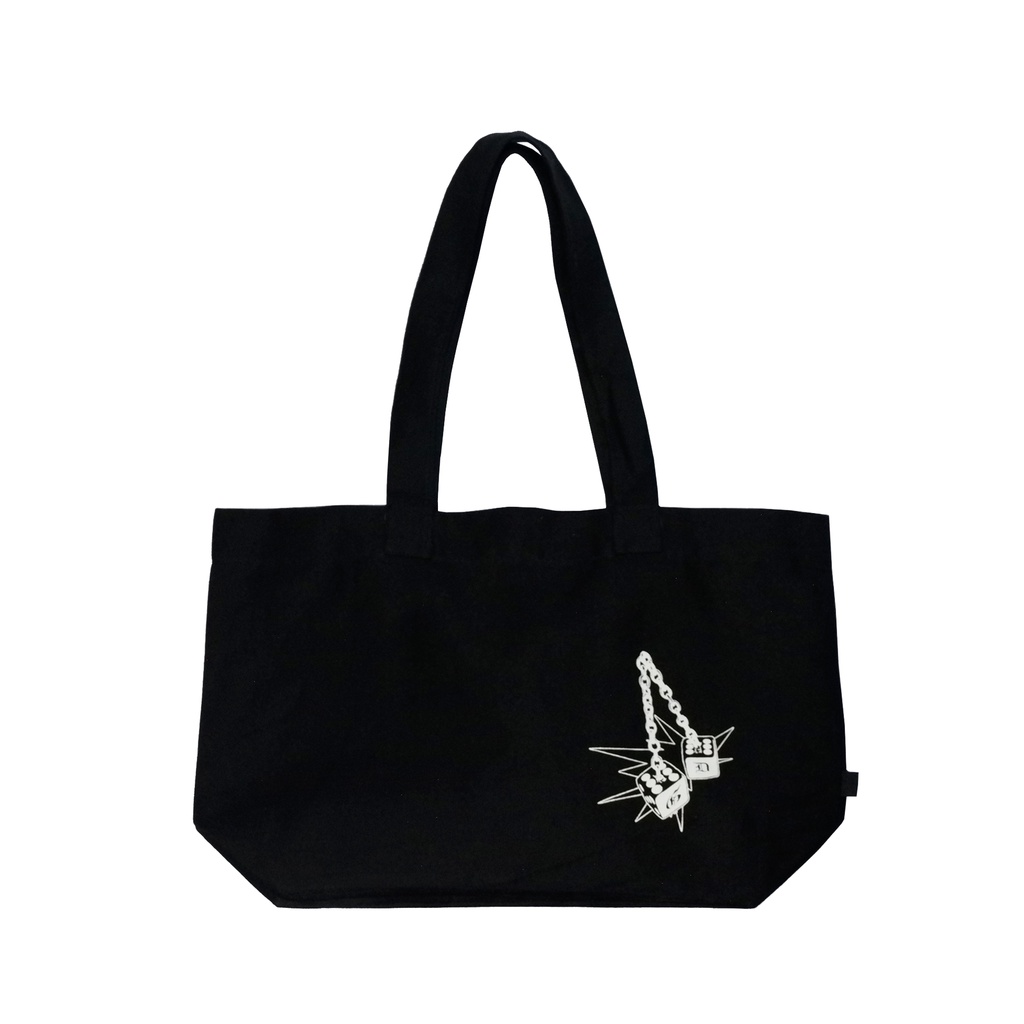 RECOMMENDED 'Greedy Dust Indonesia' Totebag Black
