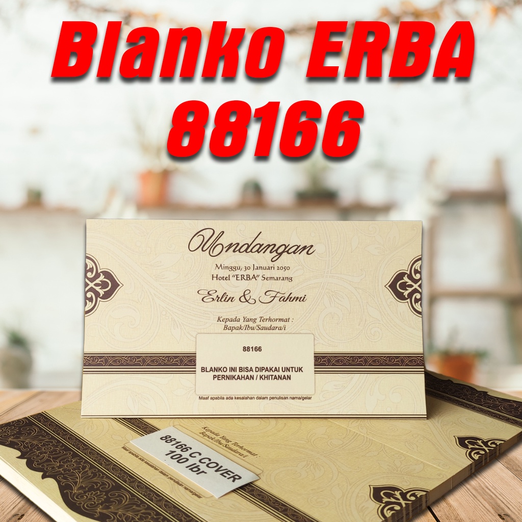 ERBA 88166 Blangko Undangan