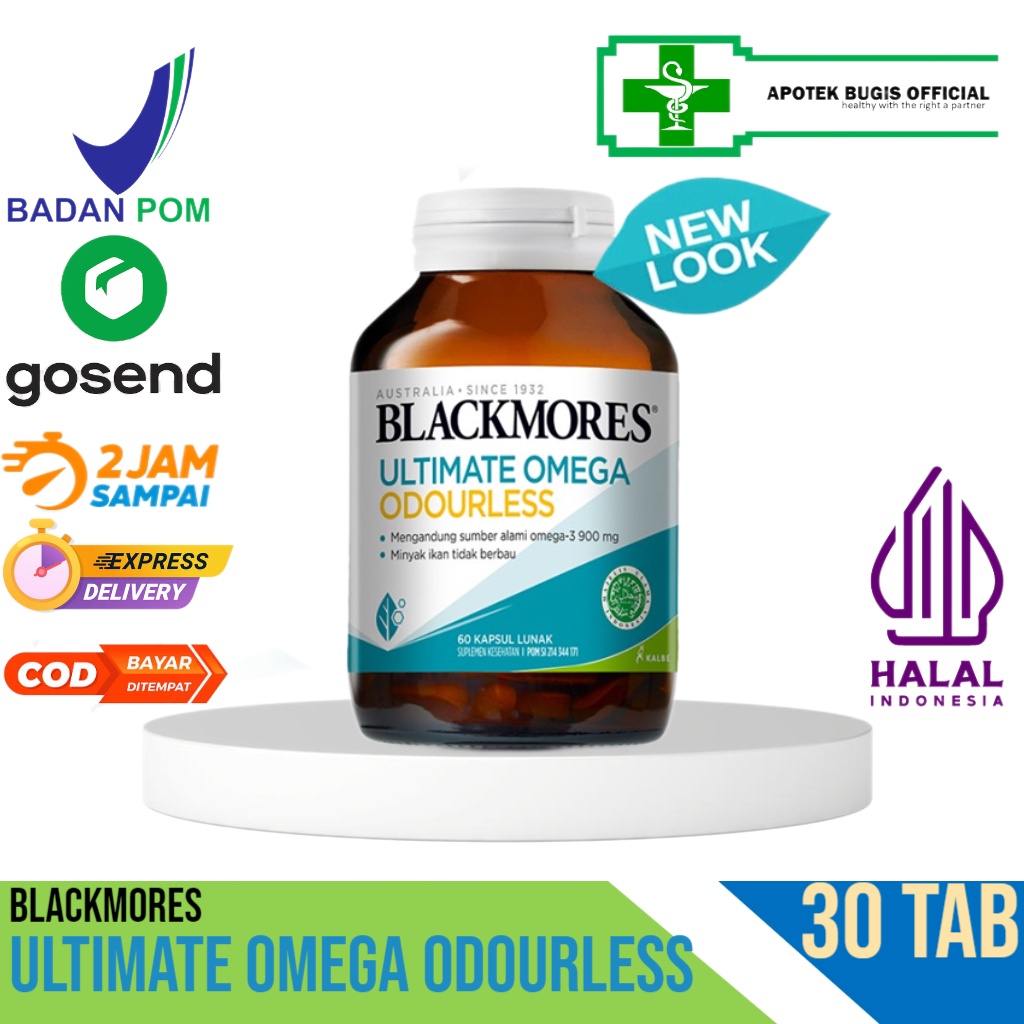 Blackmores Ultimate Omega Odourless 30 Kapsul