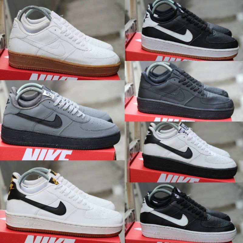 Sepatu kets Airforce 1 Pria. Ukuran 39-44. Gratis Kaos Kaki