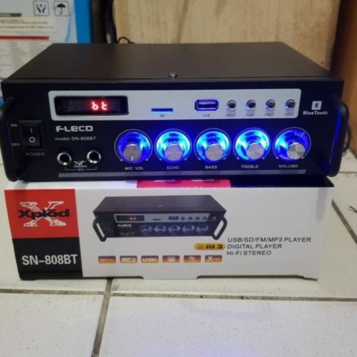Murah cod Power amplifier fleco 198A  199A  858A  f299 f889  f326 1200wat ada echo ya stereo amplifi