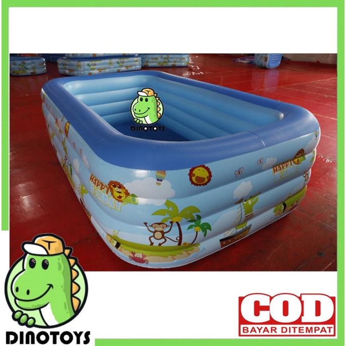 DINOTOYS - KOLAM RENANG BESAR JUMBO ANAK DAN DEWASA uk 150cm 120cm