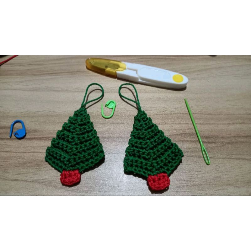 Ornamen Natal / Hiasan Natal Rajut