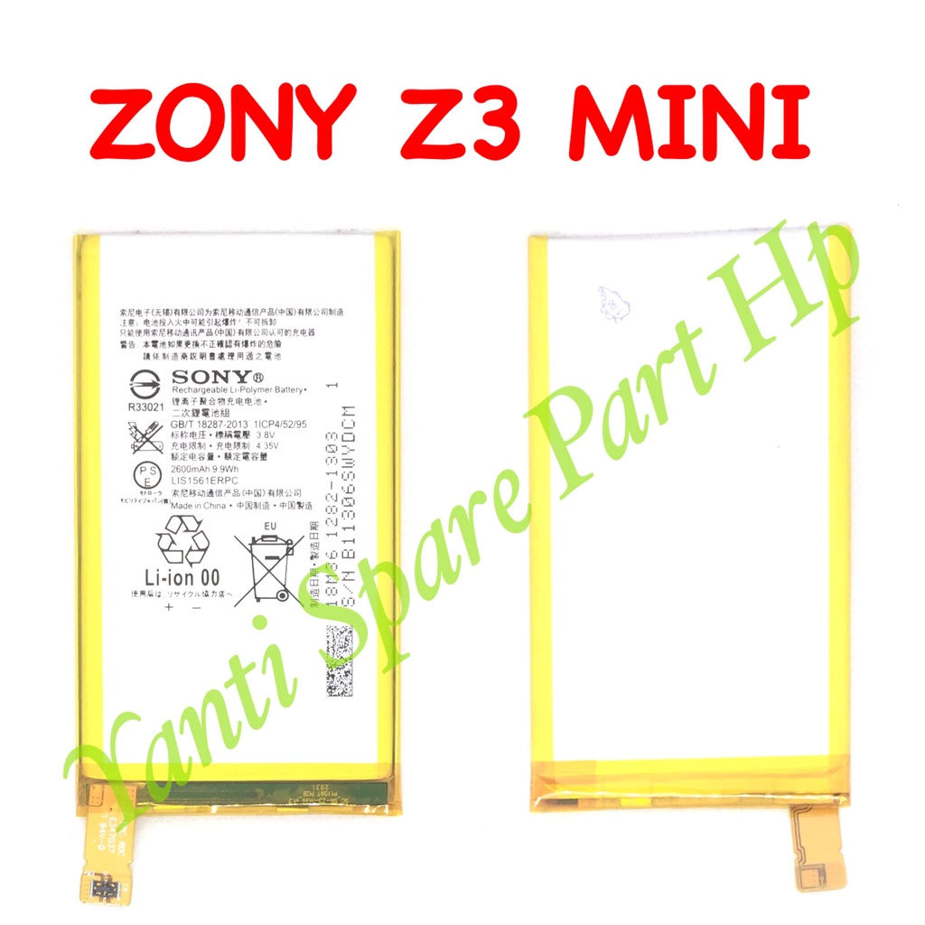 Baterai Sony Z3 Mini Z3 Compact D5803 Original New