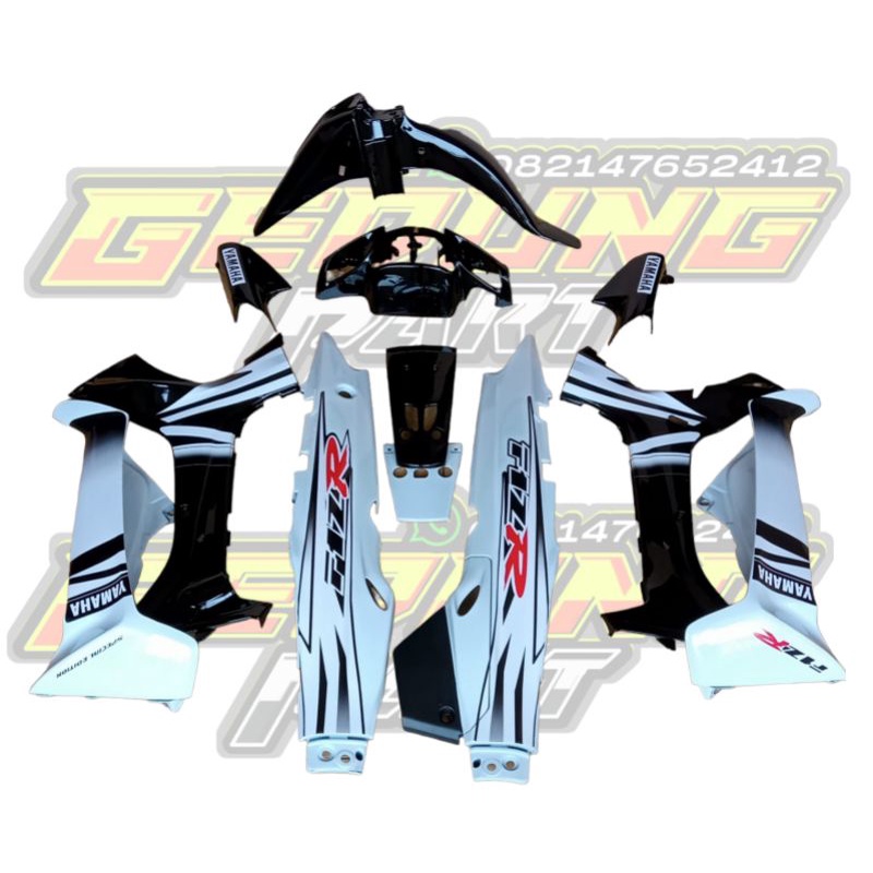 Cover Body Fizr Fiz r Special Edition Putih Hitam Full Set Bodi Yamaha Fiz r