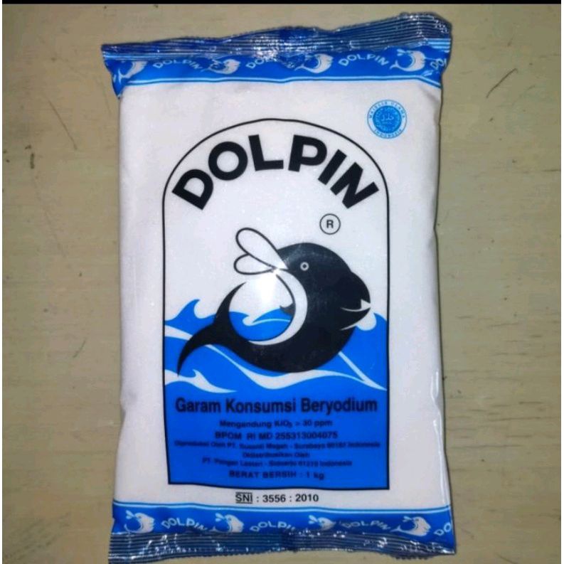 

Garam Dapur / Garam Konsumsi Beryodium 500gr / 1kg Merk Dolpin
