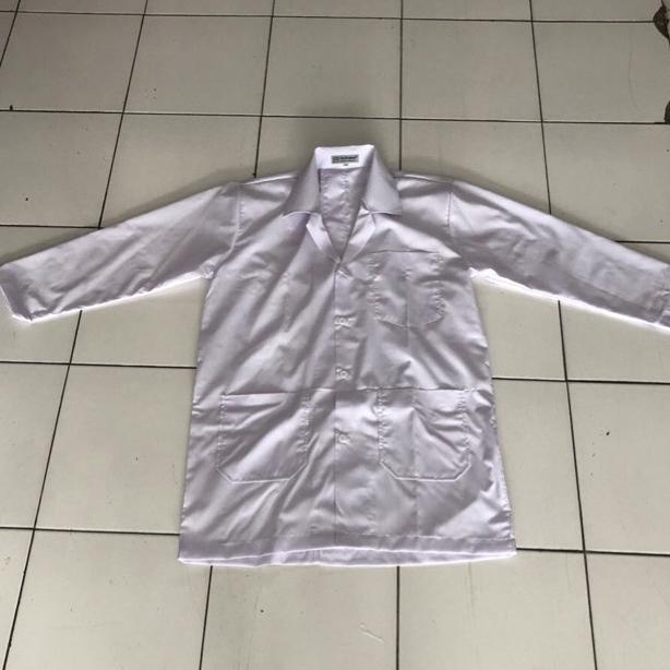 Jas lab panjang / jas laboratorium lengan panjang ukuran XXXL jumbo