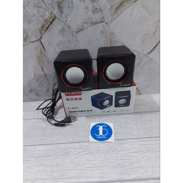 Speaker Komputer Multimedia Sterero Fleco F 005 ORIGINAL