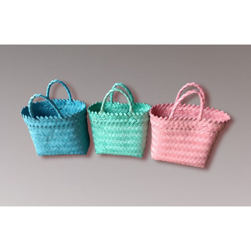 TAS ANYAMAN Mini / tas souvenir/ tas anting/ tas jinjing
