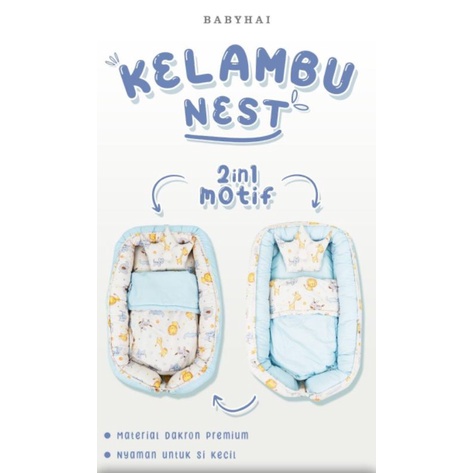 Babyhai kasur kelambu 2in1 tempat tidur baby bonus bantal