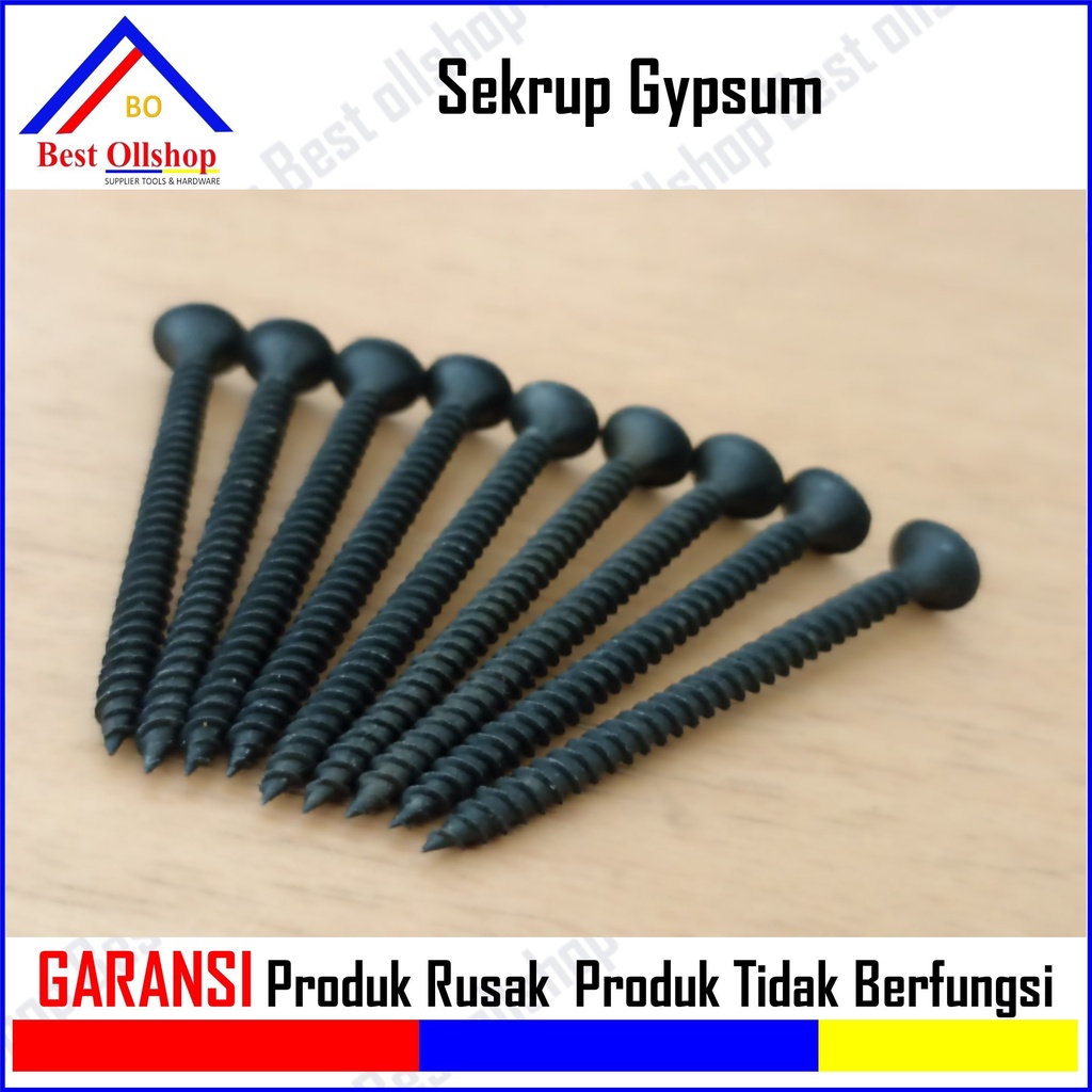 Sekrup Gypsum Baja / Baut Skrup Kayu Drywall Screw / Sekrup Gypsum Skrup Gipsum Kayu Drywall