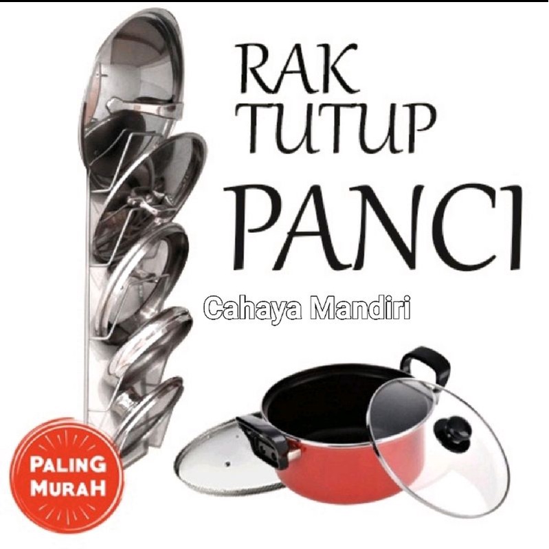 RAK GANTUNGAN TUTUP PANCI/RAK GANTUNG BESI TUTUP PANCI