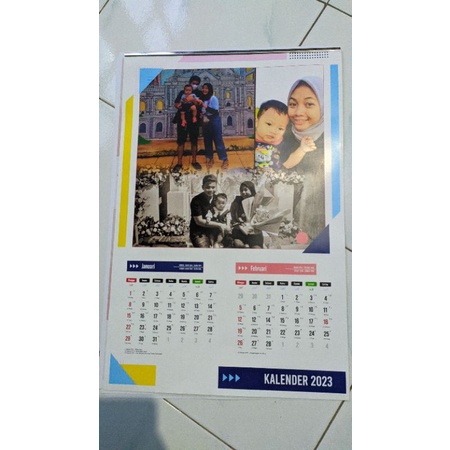 

kalender dinding 2023 / kalender custom / kalender lucu