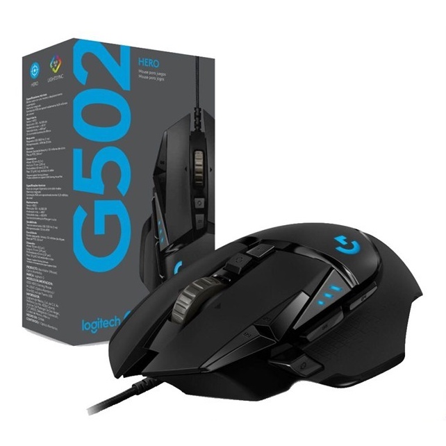 Logitech G502 HERO High Performance Mouse Gaming Wired RGB