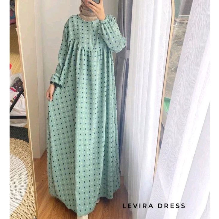 GAMIS FLOWWY AIRFLO CRINKLE MOTIF TIMBUL