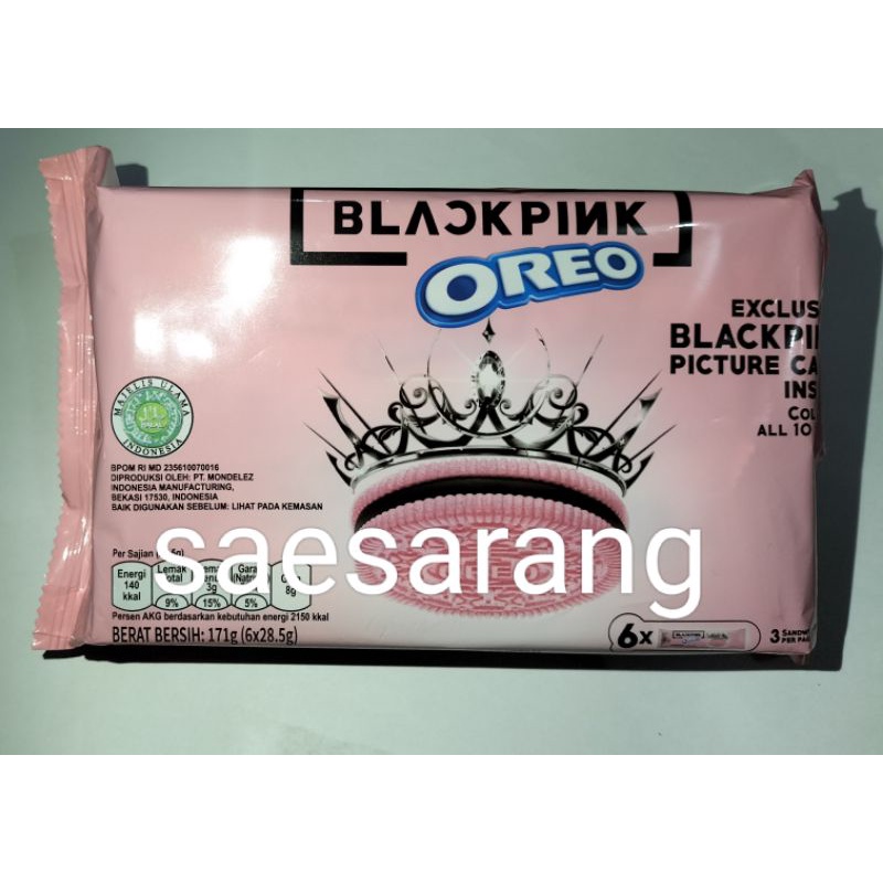 

OreoxBlackpink with random photocard Limited edition