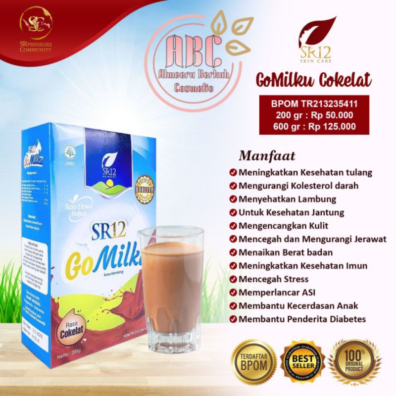 

Susu Gomilku SR12 / susu kambing etawa / susu rendah gula / susu kesehatan