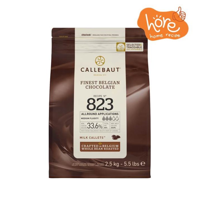

[NEW] Callebaut Milk Chocolate 33,6% Cocoa 2.5 kg Milk Callets