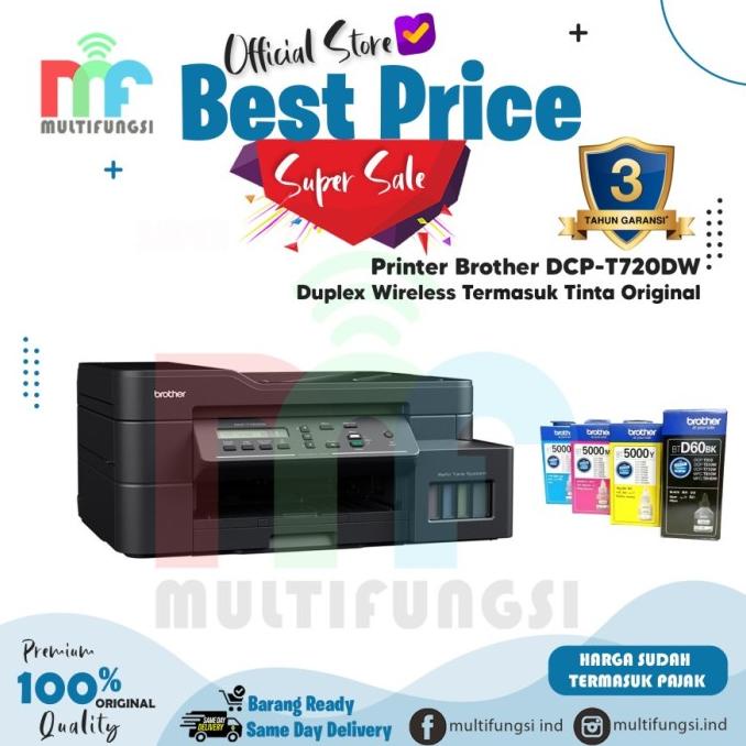 Promo Printer Brother DCP-T710 W Garansi Resmi T710W - T 710 W - T 710W Wifi