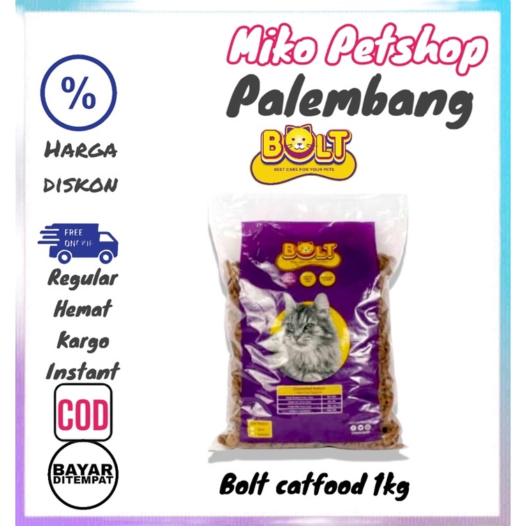 Makanan Kucing Bolt New Kemasan 800g 3Varian