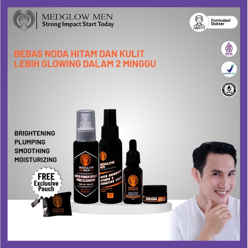 MEDGLOW MEN Premium Brightening Package