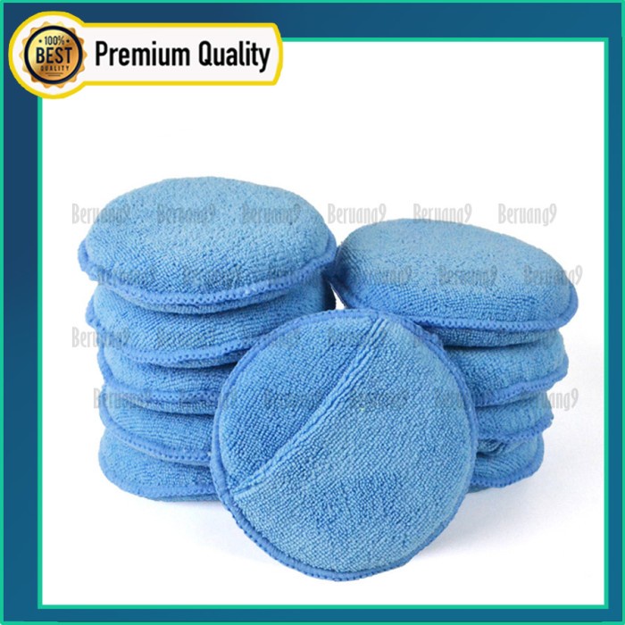 Kain Busa Microfiber Coating Waxing Tebal Lembut 600 GSM PREMIUM Spons