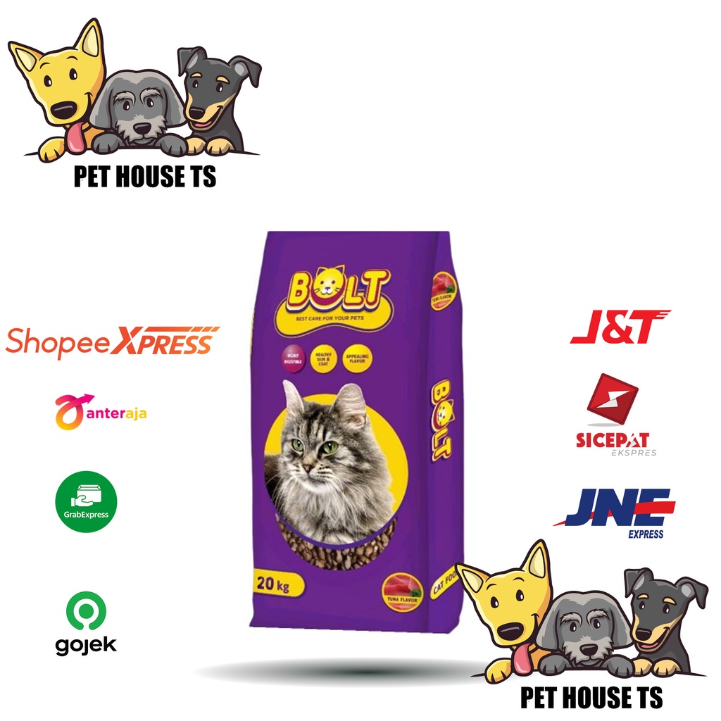 MAKANAN KUCING BOLT 20 KG DRY FOOD