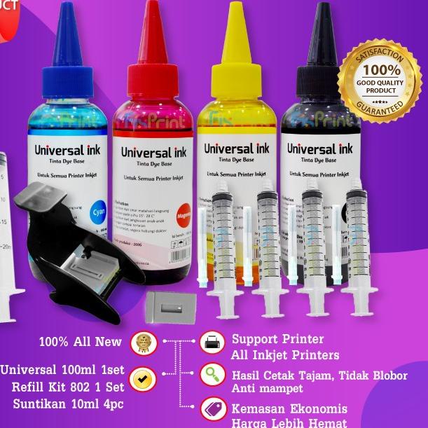➫✬✵ Paket Refill Tinta Printer HP 704 46 60 61 Laris