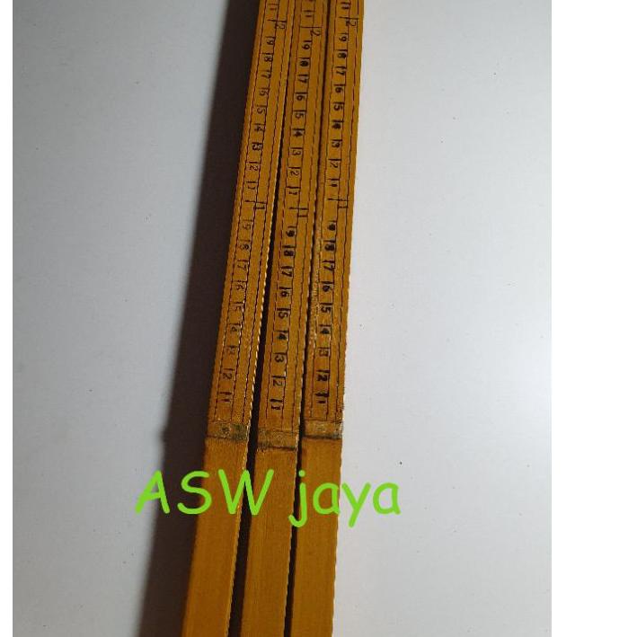 GRATIS ONGKIR Meteran Kayu/Meteran Kain 1 meter ♬ 871