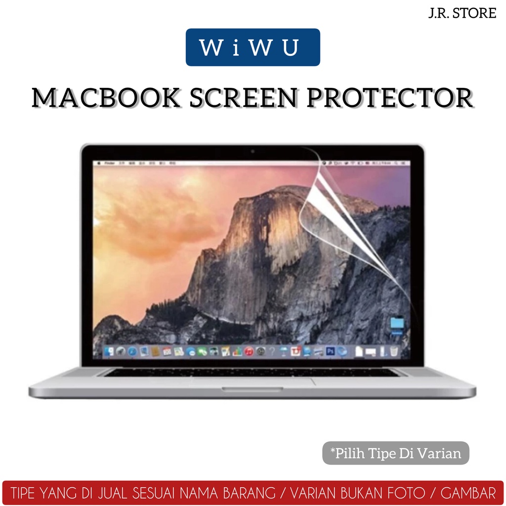 WIWU MAC BOOK anti gores MACBOOK AIR M1 / PRO M1 / AIR / PRO / M1 MAX / M1 PRO / MACBOOK 13 / 13.3 / 14 / 16 inch