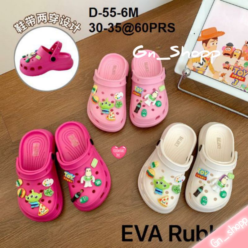 30-35 Sandal Anak Baim Unisex Toy Story CUTE Balance D55