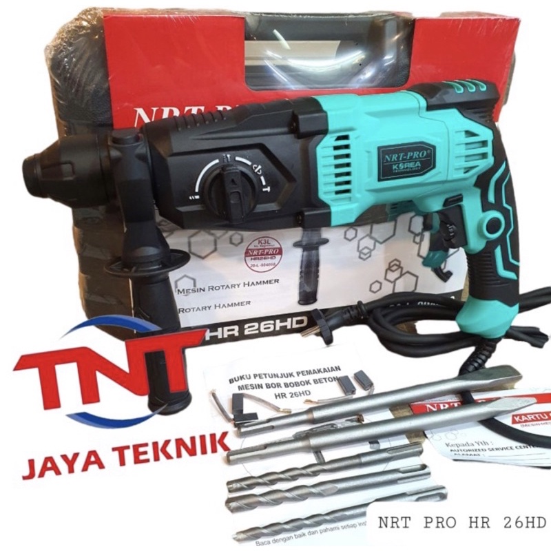 Bor hammer drill bobok beton HR 26 HD NRT-PRO rotary hammer