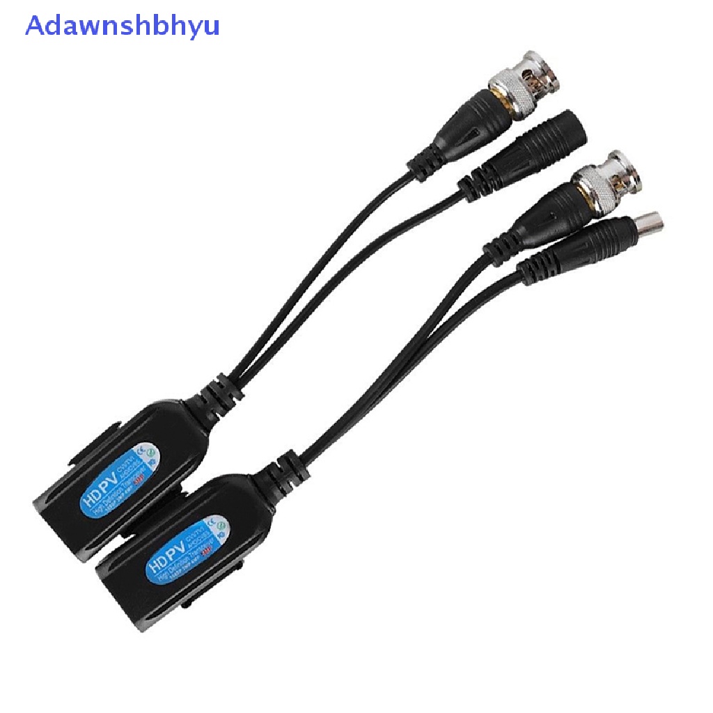 Adhyu 1pasang CCTV Coax BNC Video Power Balun Transceiver Ke CAT5e 6konektor RJ45 ID