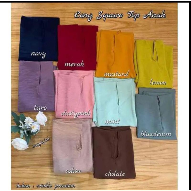 Atasan Nagita anak/blouse Nagita anak usia 3-8 tahun