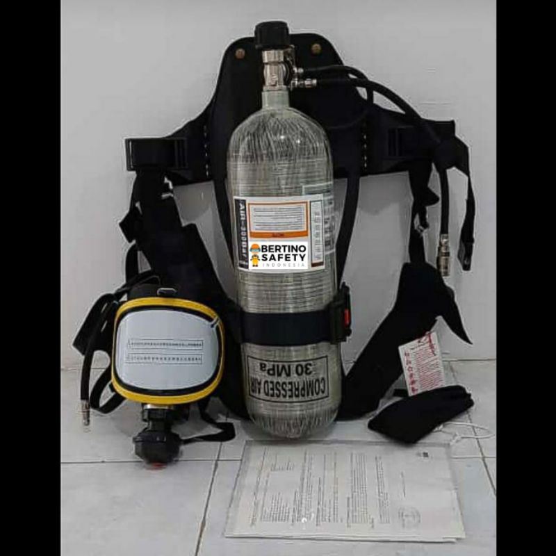 Jual SCBA BREATHING APPARATUS CARBON - 6.8 Liter Merk HYPRO | Shopee ...