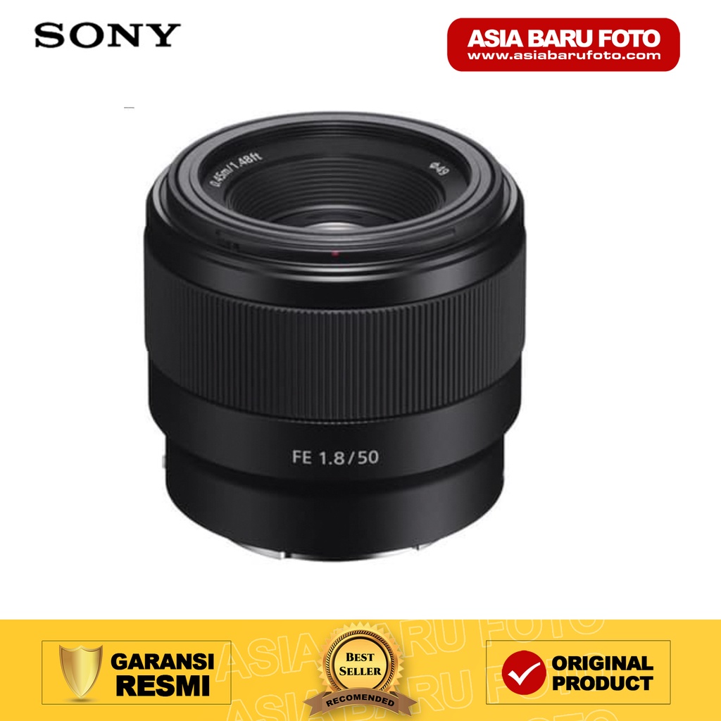 Lensa Sony Full Frame FE 50mm F1.8